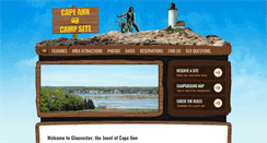 Desktop Screenshot of capeanncampsite.com